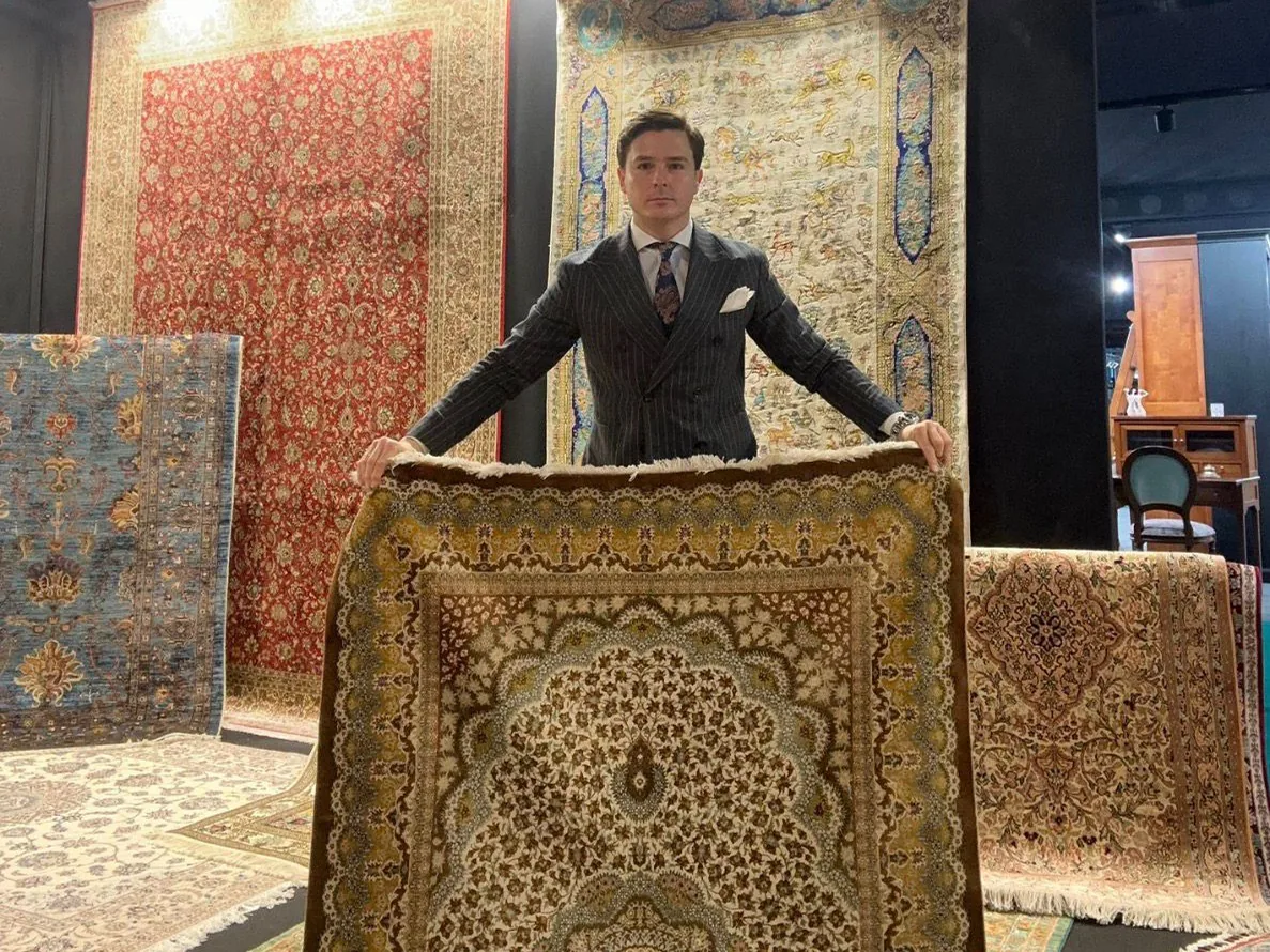 Rachat de tapis d'Orient — showroom Maison Horn