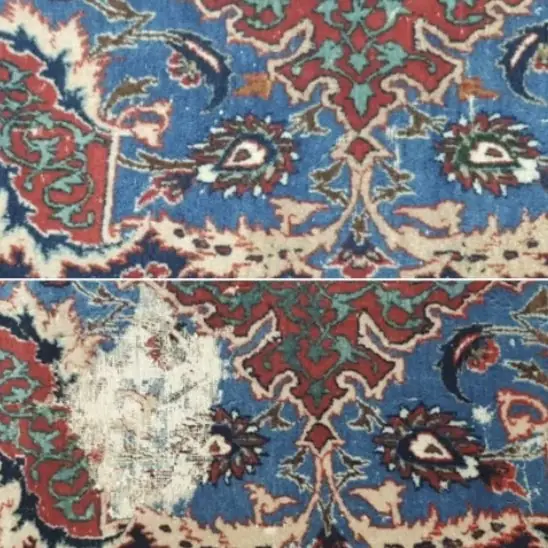 Réparer un trou dans un tapis : le retissage à la main