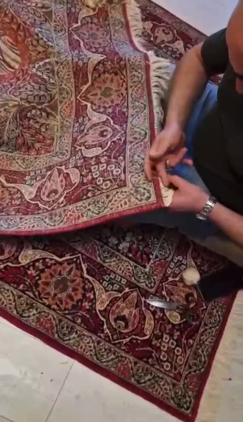 Vidéo restauration de tapis 1