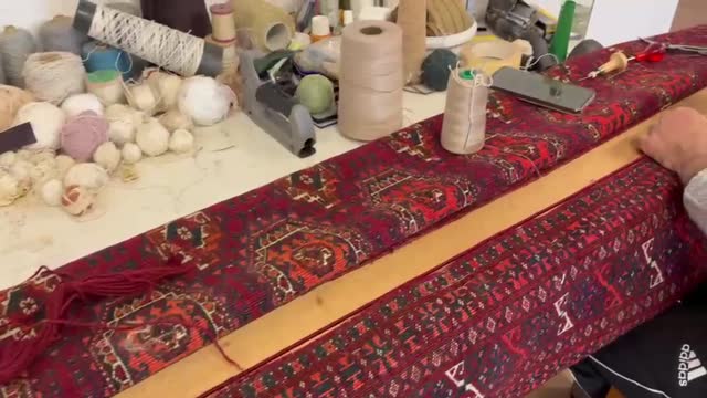 Vidéo restauration de tapis 8