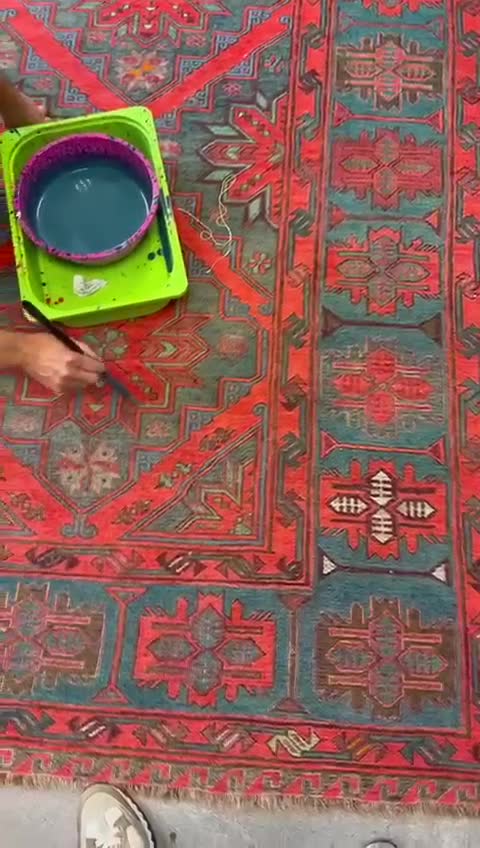 Vidéo restauration de tapis 10