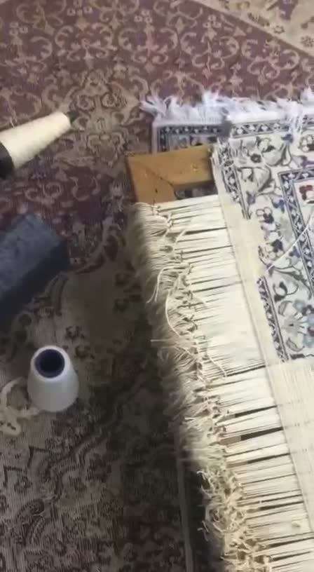Vidéo restauration de tapis 11